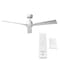 Wac Clean Indoor and Outdoor 3-Blade Smart Ceiling Fan 54in Matte White with Remote Control, 3 Blades F-003 - alternate 2